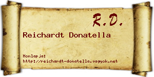 Reichardt Donatella névjegykártya